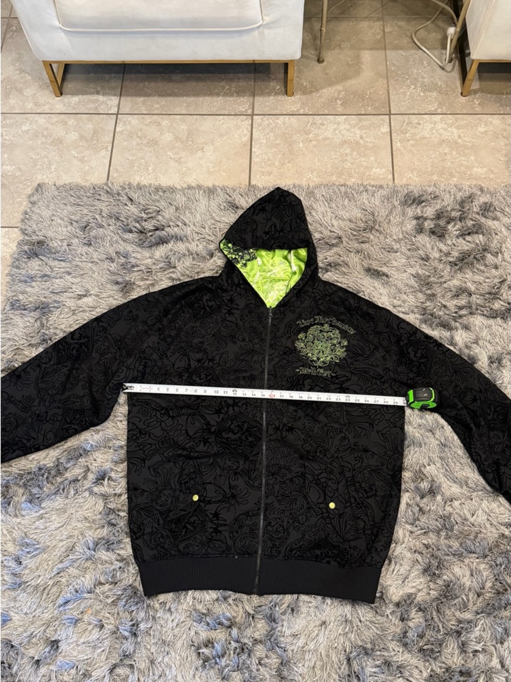 Size 4 XL- Livе Mechanicа Reversible Hoodie